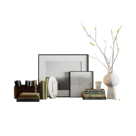 Decor with vases books